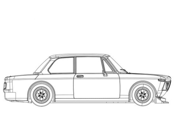 Revo Slot 1/32 BMW 2002 White Kit